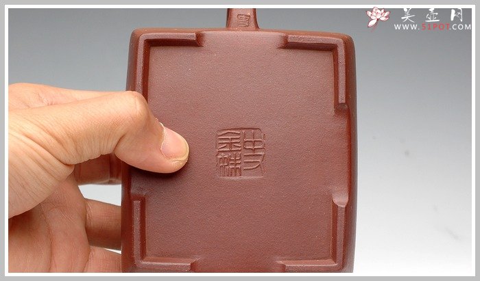 紫砂壶图片：全手工清水泥点砂之长乐 - 宜兴紫砂壶网