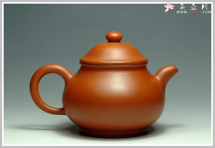 紫砂壶图片：小煤窑朱泥之小潘壶 - 宜兴紫砂壶网