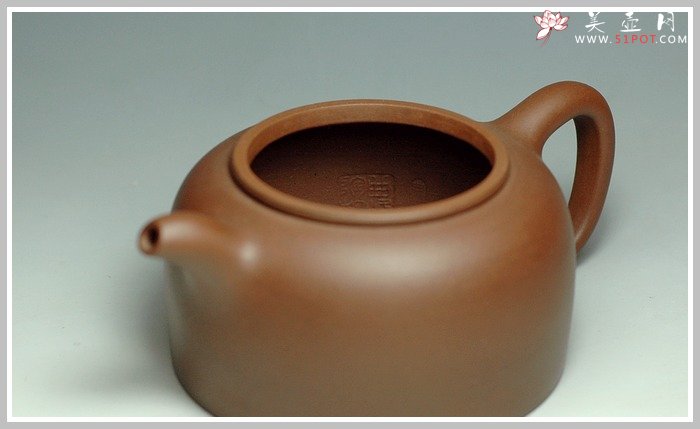 紫砂壶图片：全手大气牛盖 - 宜兴紫砂壶网