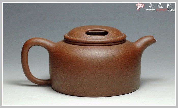 紫砂壶图片：全手大气牛盖 - 宜兴紫砂壶网