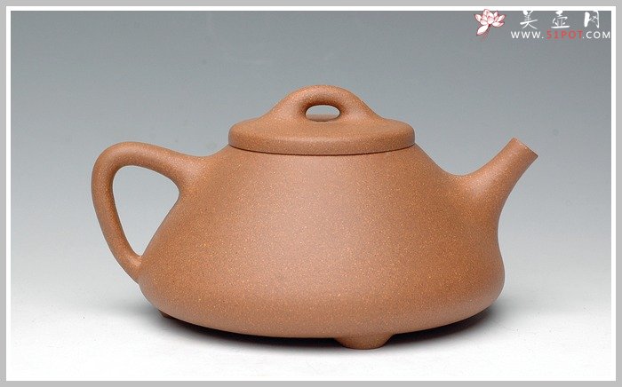 紫砂壶图片：曼生铭之子冶石瓢 - 宜兴紫砂壶网