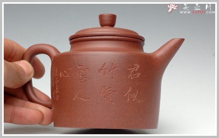 紫砂壶图片：全手精品之剑流德中 - 宜兴紫砂壶网