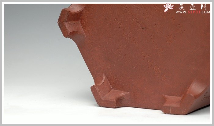 紫砂壶图片：六方笔筒2 - 宜兴紫砂壶网