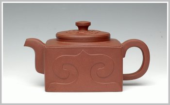 紫砂壶图片：四方如意 - 宜兴紫砂壶网