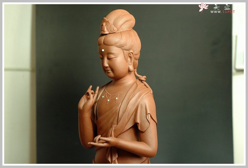 紫砂壶图片：莲花观音 - 宜兴紫砂壶网