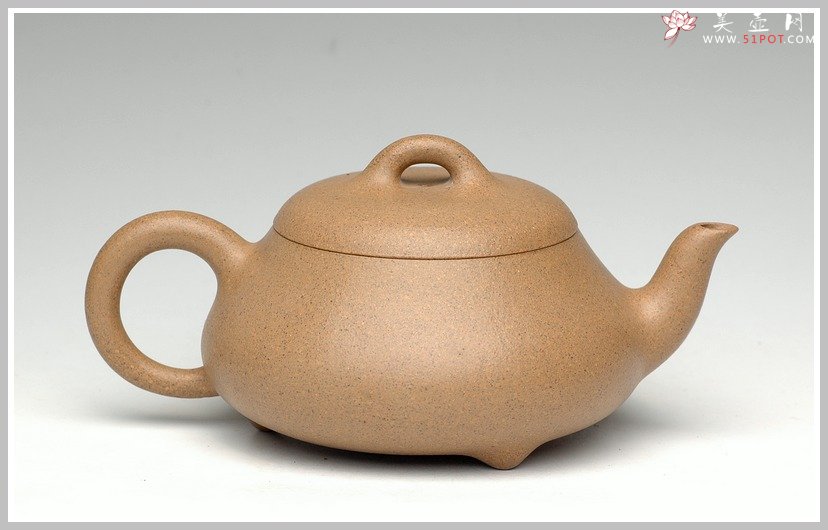紫砂壶图片：矮石瓢 - 宜兴紫砂壶网