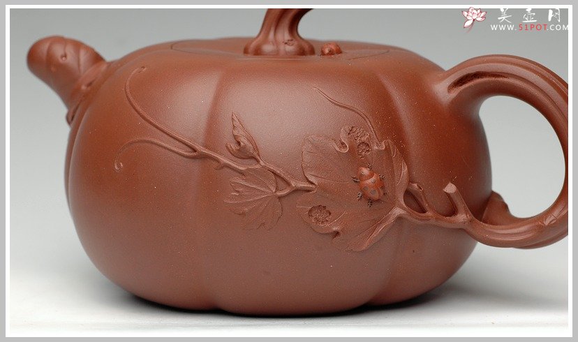 紫砂壶图片：南瓜 - 宜兴紫砂壶网