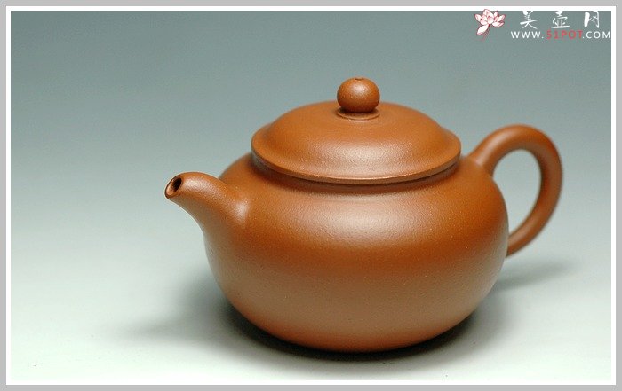 紫砂壶图片：朱泥小莲子 - 宜兴紫砂壶网