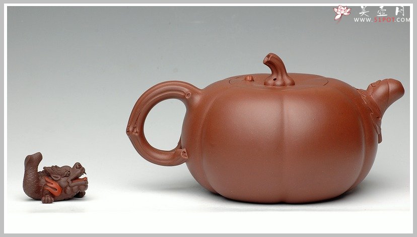紫砂壶图片：南瓜 - 宜兴紫砂壶网