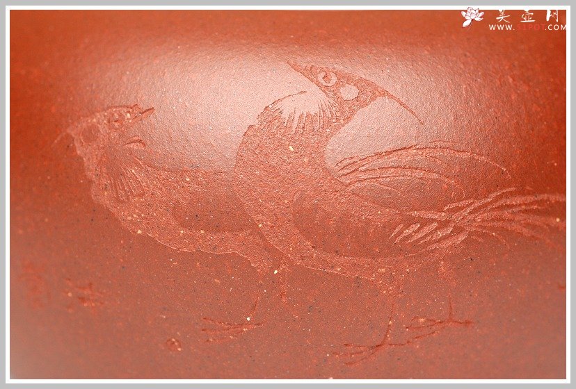 紫砂壶图片：范小君刻 飞 - 宜兴紫砂壶网