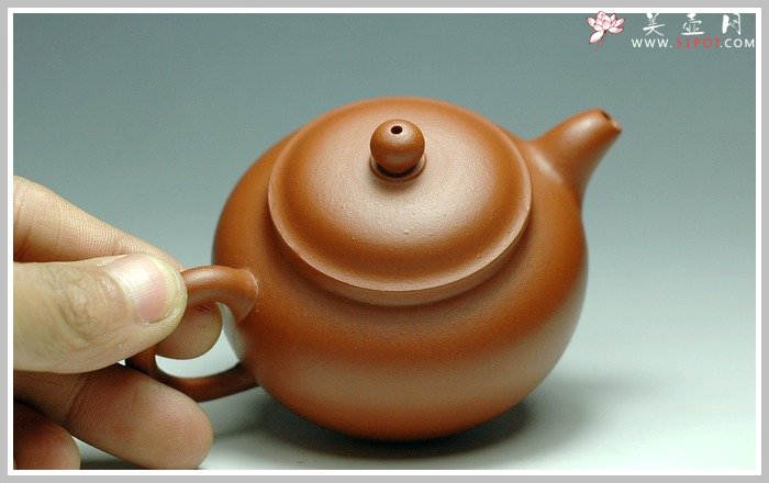 紫砂壶图片：朱泥小莲子 - 宜兴紫砂壶网