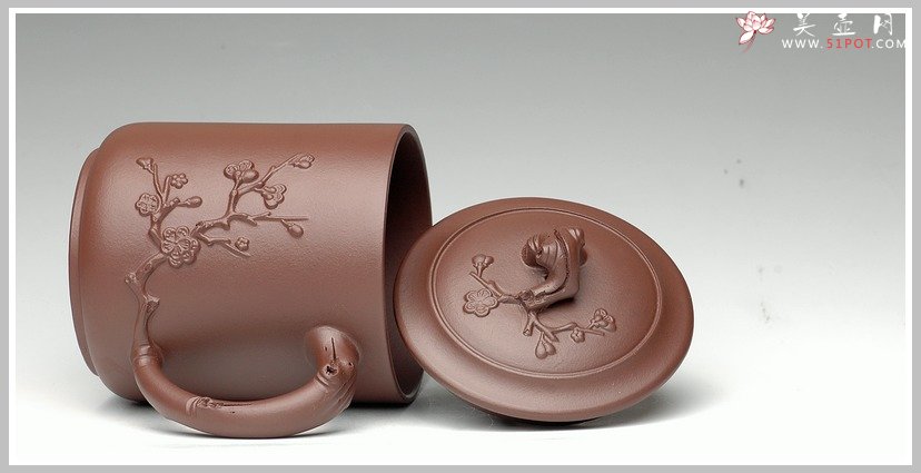 紫砂壶图片：梅花杯 - 宜兴紫砂壶网