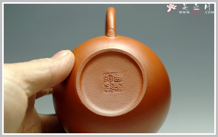 紫砂壶图片：朱泥小莲子 - 宜兴紫砂壶网