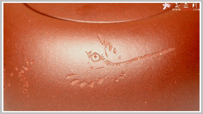 紫砂壶图片：厉上清刻 飞 - 宜兴紫砂壶网