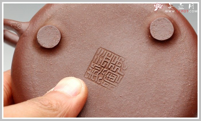 紫砂壶图片：全手小子冶石瓢 - 宜兴紫砂壶网