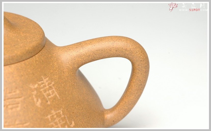紫砂壶图片：全手段泥子冶石瓢2 - 宜兴紫砂壶网
