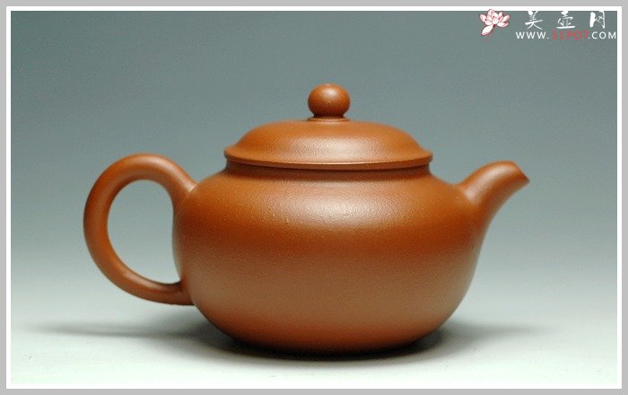 紫砂壶图片：朱泥小莲子 - 宜兴紫砂壶网