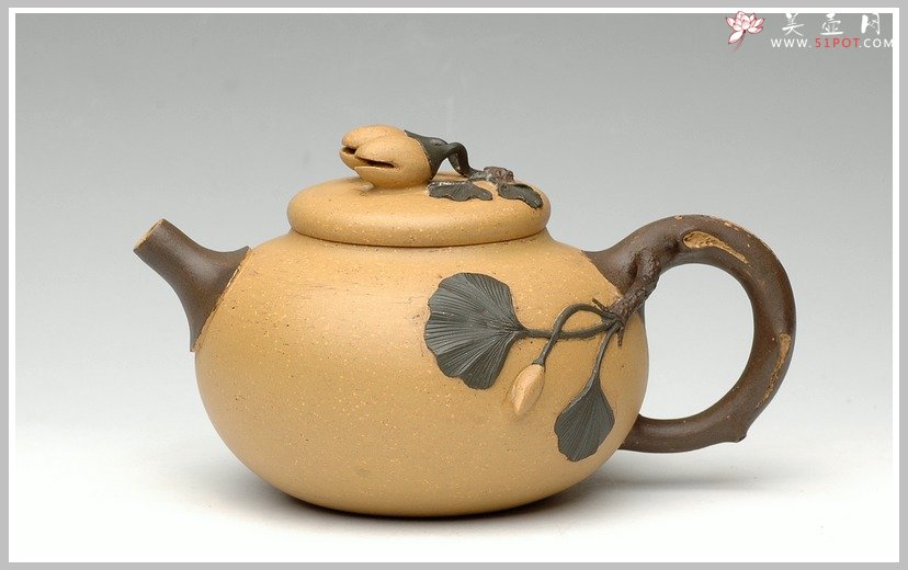 紫砂壶图片：全手花货之开心果 - 宜兴紫砂壶网