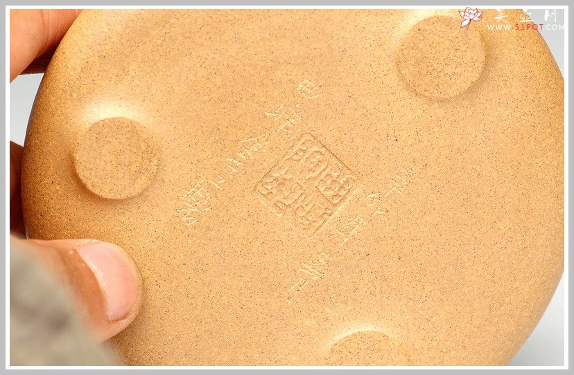 紫砂壶图片：全手段泥子冶石瓢1 - 宜兴紫砂壶网