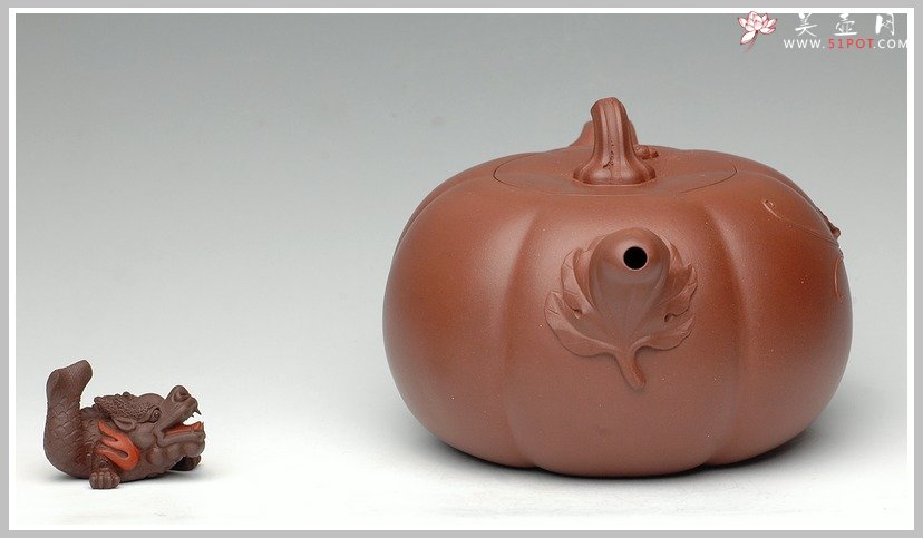 紫砂壶图片：南瓜 - 宜兴紫砂壶网