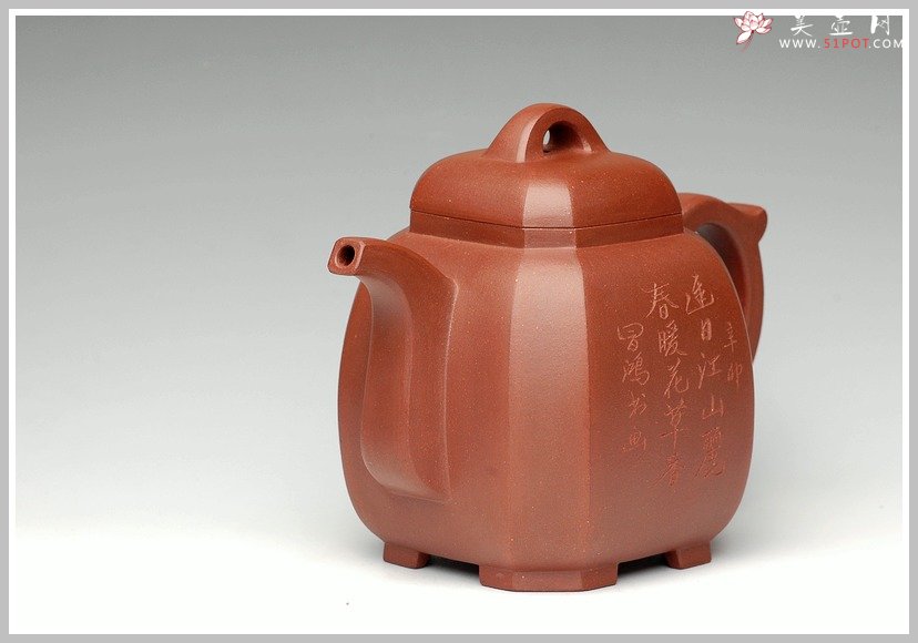 紫砂壶图片：全手 八方福壶 - 宜兴紫砂壶网