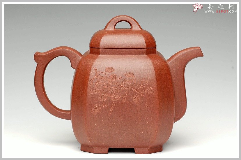 紫砂壶图片：全手 八方福壶 - 宜兴紫砂壶网