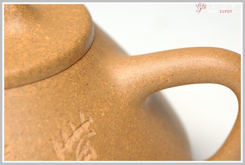 紫砂壶图片：全手段泥子冶石瓢1 - 宜兴紫砂壶网