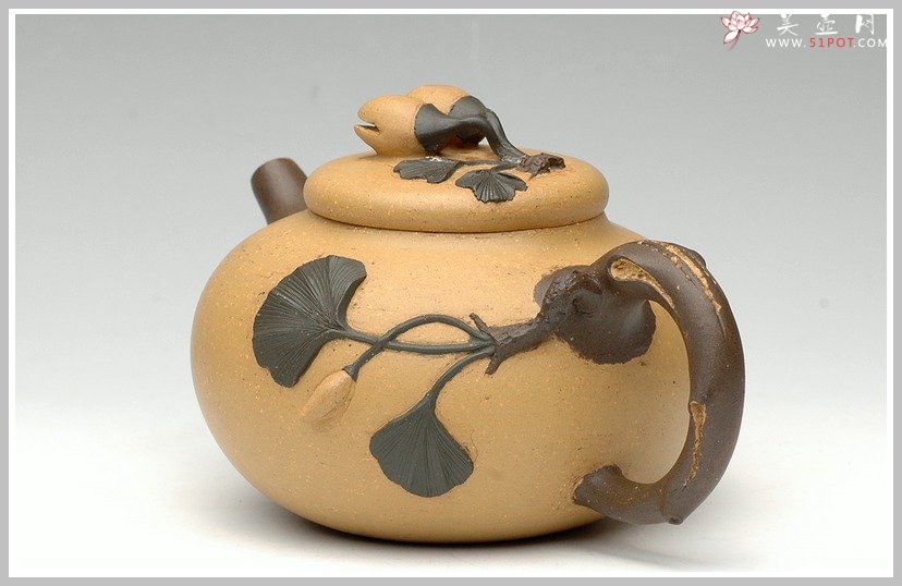 紫砂壶图片：全手花货之开心果 - 宜兴紫砂壶网