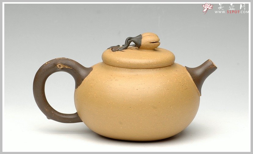 紫砂壶图片：全手花货之开心果 - 宜兴紫砂壶网