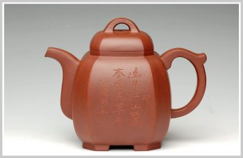 紫砂壶图片：全手 八方福壶 - 宜兴紫砂壶网