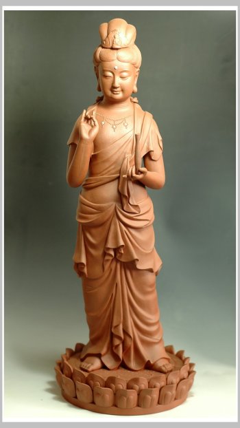 紫砂壶图片：莲花观音 - 宜兴紫砂壶网