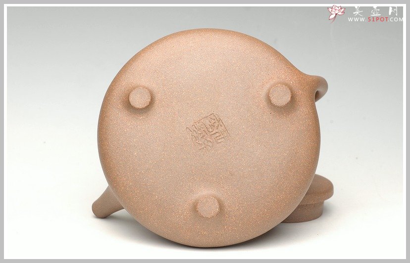 紫砂壶图片：霸气的全手子冶石瓢1 - 宜兴紫砂壶网