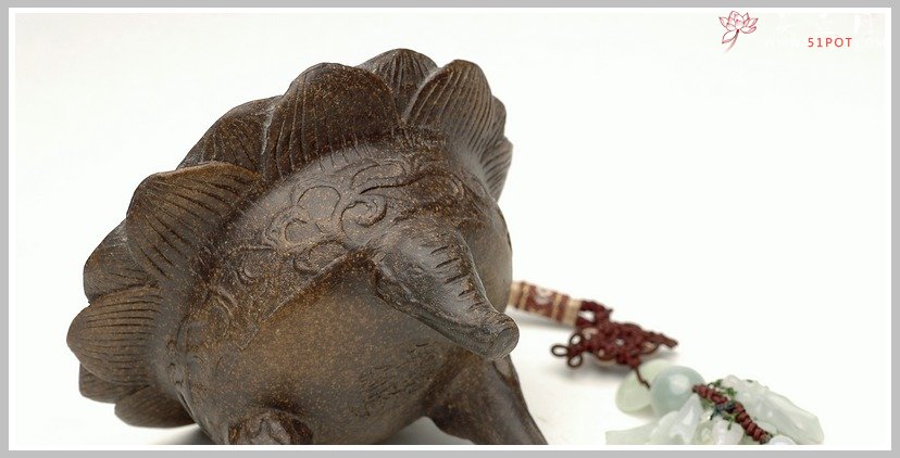 紫砂壶图片：象腿莲花座香炉 - 宜兴紫砂壶网