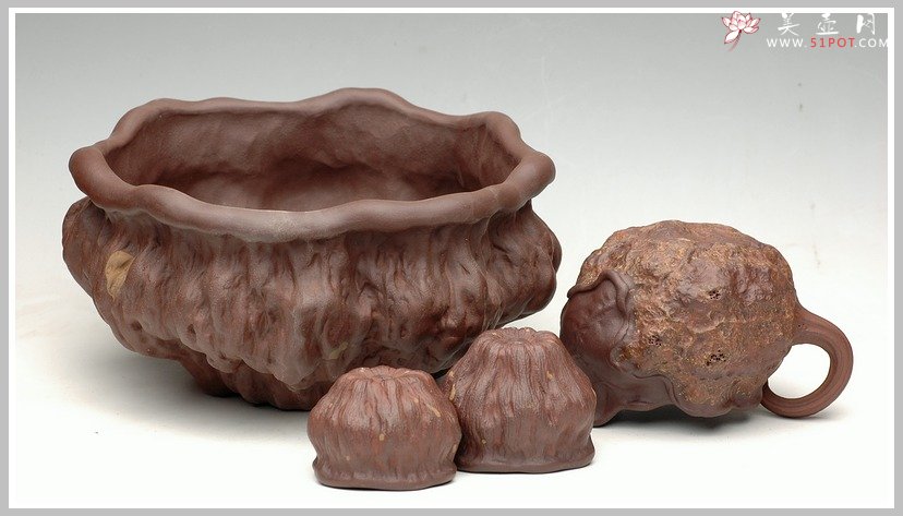 紫砂壶图片：刘景-莲蓬水洗 - 宜兴紫砂壶网