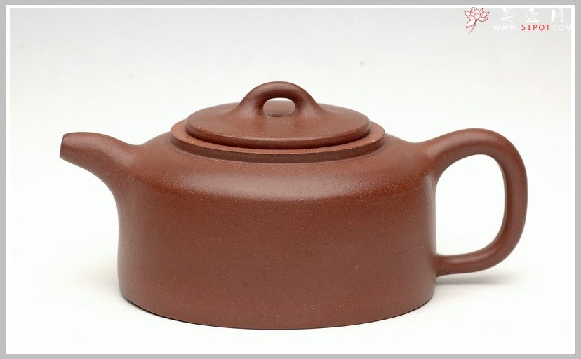 紫砂壶图片：全手紫泥井栏-古味 - 宜兴紫砂壶网
