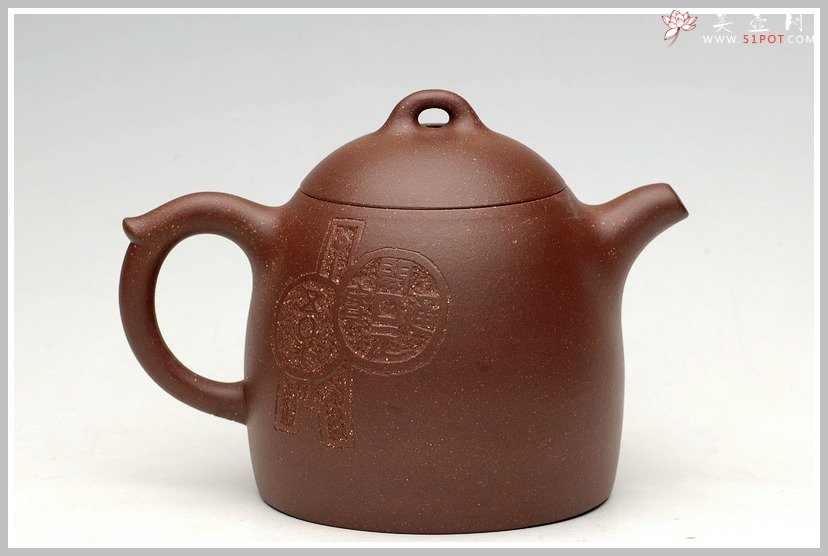 紫砂壶图片：纵横进取之秦权 - 宜兴紫砂壶网