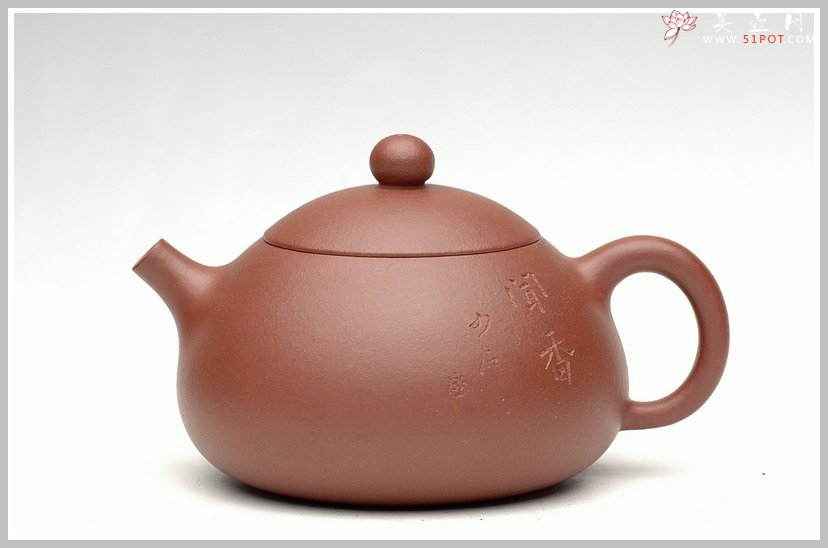 紫砂壶图片：西施 张听刚老师刻绘 闻香识美人 - 宜兴紫砂壶网