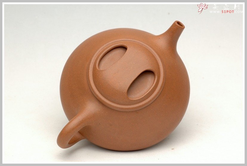 紫砂壶图片：全手牛盖石瓢 - 宜兴紫砂壶网