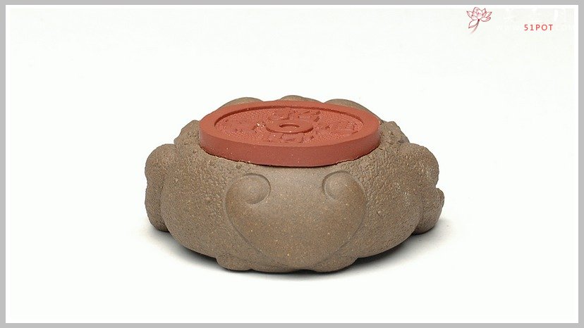 紫砂壶图片：金蟾托盖 - 宜兴紫砂壶网