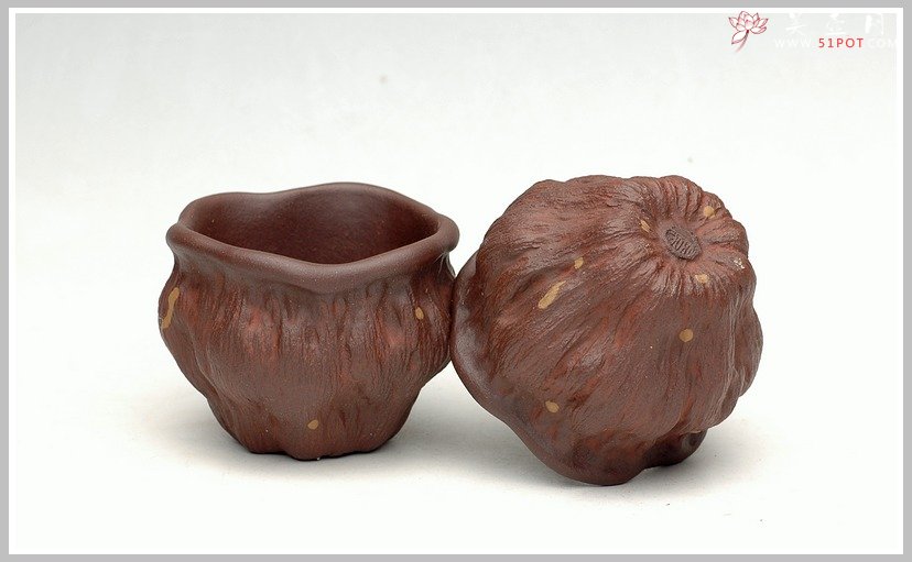 紫砂壶图片：刘景-莲蓬杯 65cc - 宜兴紫砂壶网