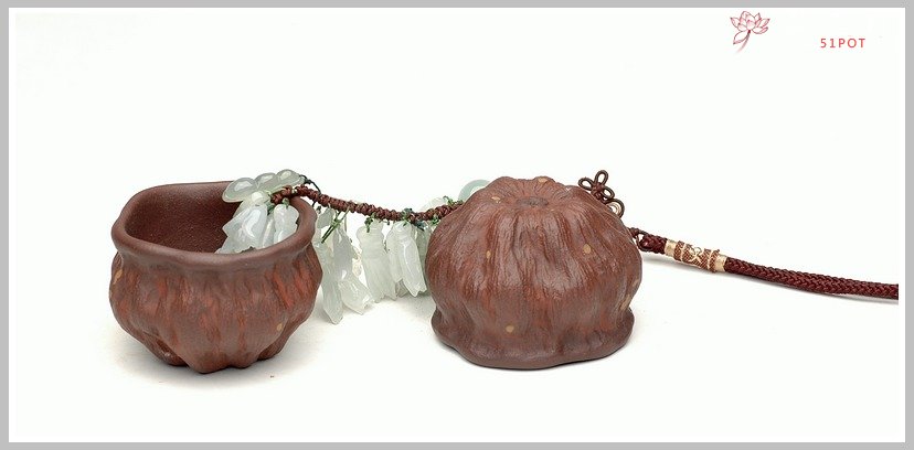 紫砂壶图片：刘景-莲蓬杯 40cc - 宜兴紫砂壶网