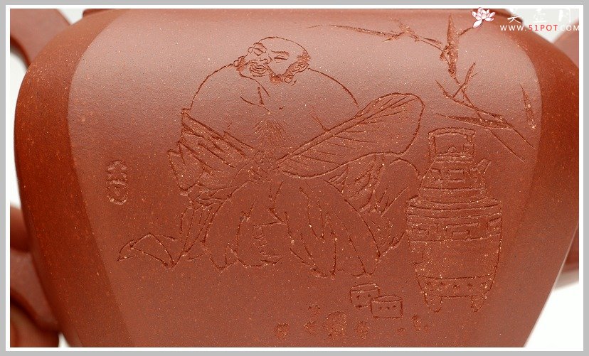 紫砂壶图片：四方抽角 - 宜兴紫砂壶网