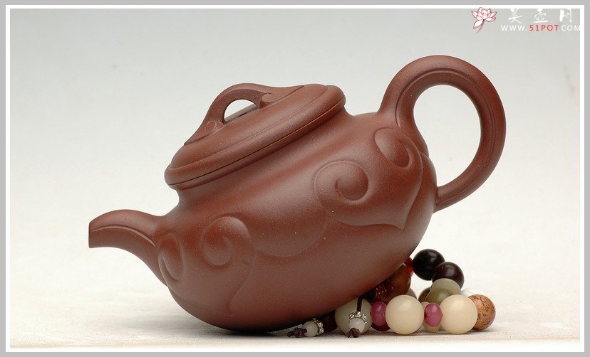 紫砂壶图片：仿古如意 - 宜兴紫砂壶网