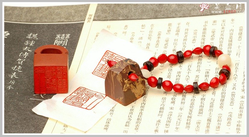 紫砂壶图片：得自在禅   绞泥紫砂印章 - 宜兴紫砂壶网