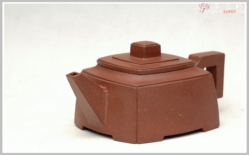 紫砂壶图片：全手之四方凌云 - 宜兴紫砂壶网