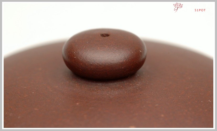 紫砂壶图片：全手一捺底刹瓦成型之仿古 - 宜兴紫砂壶网