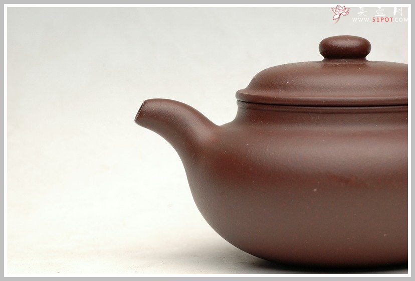 紫砂壶图片：全手一捺底刹瓦成型之仿古 - 宜兴紫砂壶网