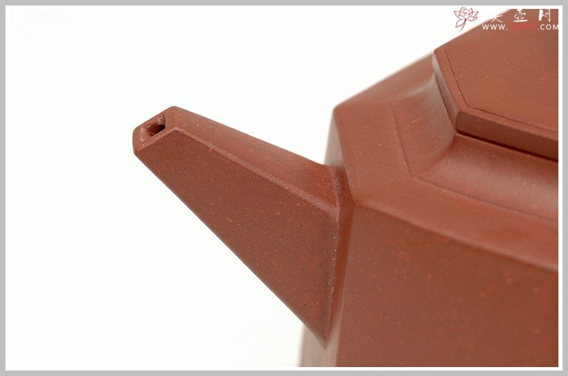 紫砂壶图片：全手工小八方 - 宜兴紫砂壶网