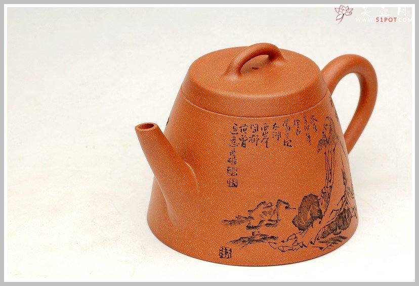 紫砂壶图片：降坡泥之高石瓢 - 宜兴紫砂壶网