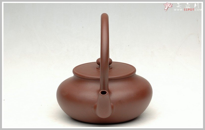 紫砂壶图片：全手旭茂提梁 - 宜兴紫砂壶网